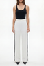 Livvy Tux Trouser Ivory/ Black
