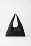 Triangle Hobo Bag Black