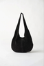 Soft Oval Shoulder Bag Black