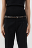 Minimal Slim Belt Python Embossed