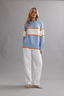 Club CC Jumper Tangerine Stripe