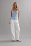 Lace Stitch Tank Sky Blue