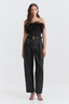 Clarice Knit Bustier Top Black