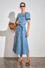 Allude Dress Mid Denim