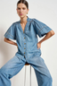 Magnify Top Mid Wash Denim