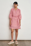Jostle Dress Pink Clay