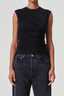 Ester Twist Tank Black