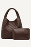 Woven Small Tote Brown