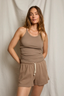 Annie Recycled Tank Mocha
