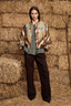 La Rosa Jacquard Bomber Jacket Multi