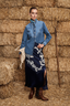 Jessie Denim Applique Shirt Blue