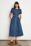 Allude Dress Indigo Denim