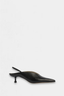 Aurora Heel Black Leather