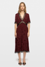 Redoxal Silk Dress Cherry