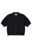 Novalie Waffle Stitch Cardigan Black Lurex