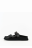 Birdy Sandal Black Leather