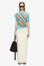 Elaris Drape Top Sandalwood Stripe