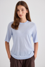 Featherweight Pure Cashmere T-Shirt Pale Blue