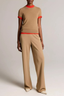 Colette High Waist Crepe Bias Pant Carmello
