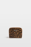 Mini ZV Leopard Wallet Brandy