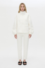 River Funnel Neck Jacket Soft White