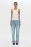 Anita Sheer Rib Tank Soft White
