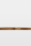 ZV Reversible Suede Belt Cognac