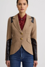 Saddle Patch Equestrian Blazer Toast
