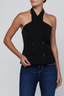 Rhoda Halter Vest Black