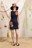 Renata Denim Mini Dress Dark Navy
