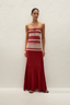 Valmir Maxi Dress Red Ochre
