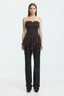 Nisha Bustier Chocolate