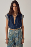 Karina Sleeveless Shirt Deep River