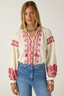 Antonella Blouse Red Cranberry