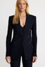 Not A DB Blazer With Jersey Sleeve Deep Navy