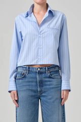 Fino Cropped Shirt Ellis Stripe