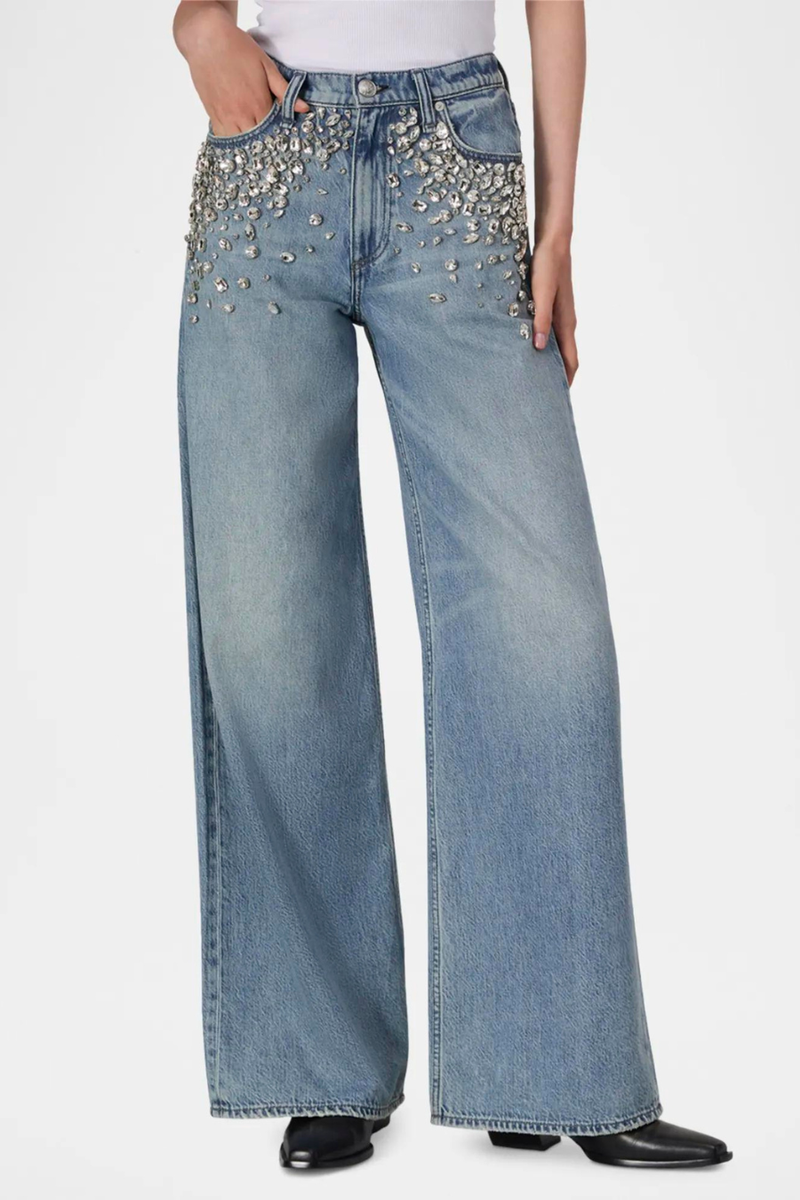 Featherweight Sofie High Rise Jean Mali Jewel