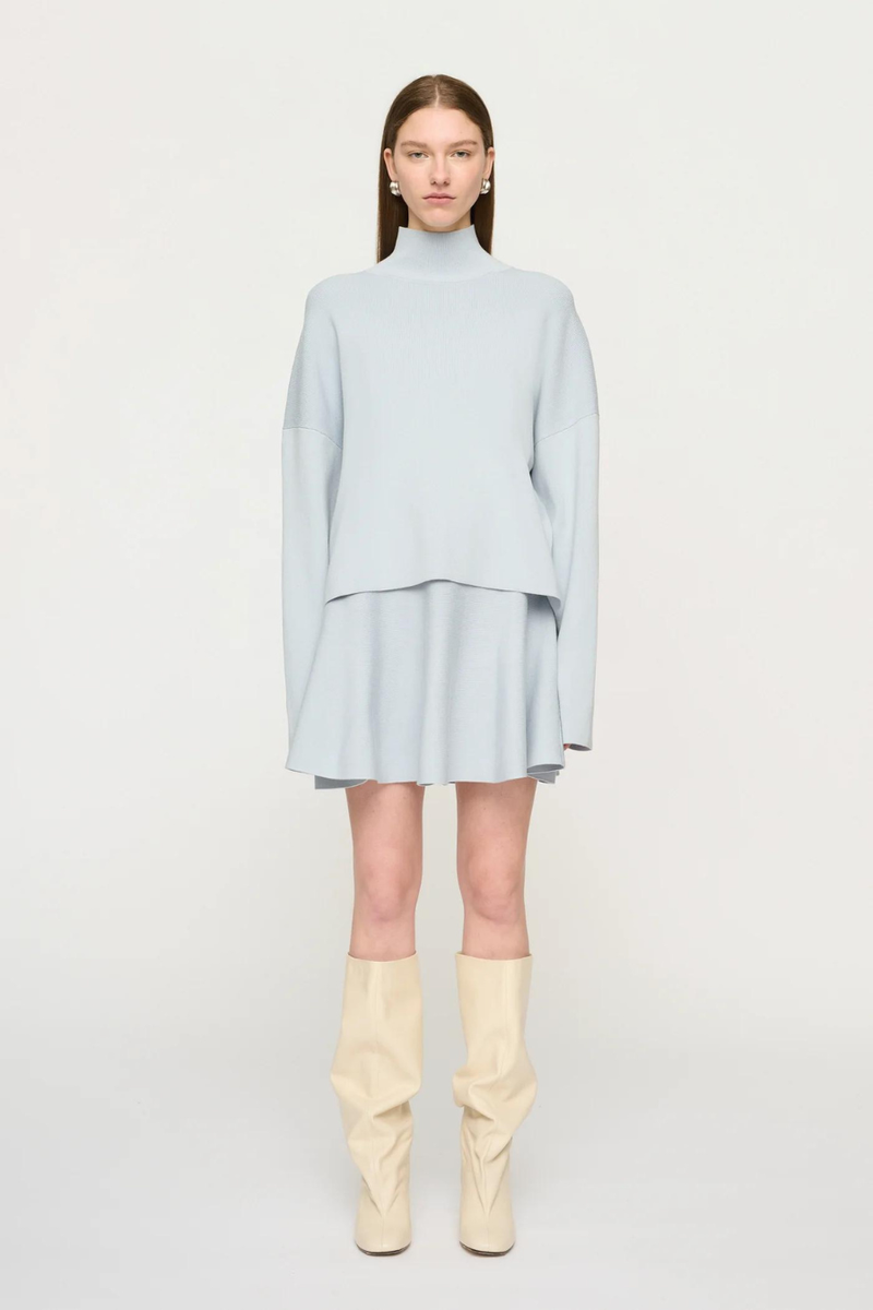 Cessie High Neck Sweater Cloud