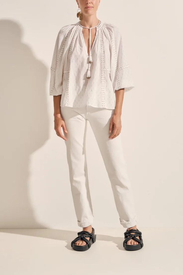 Euthenia Blouse White