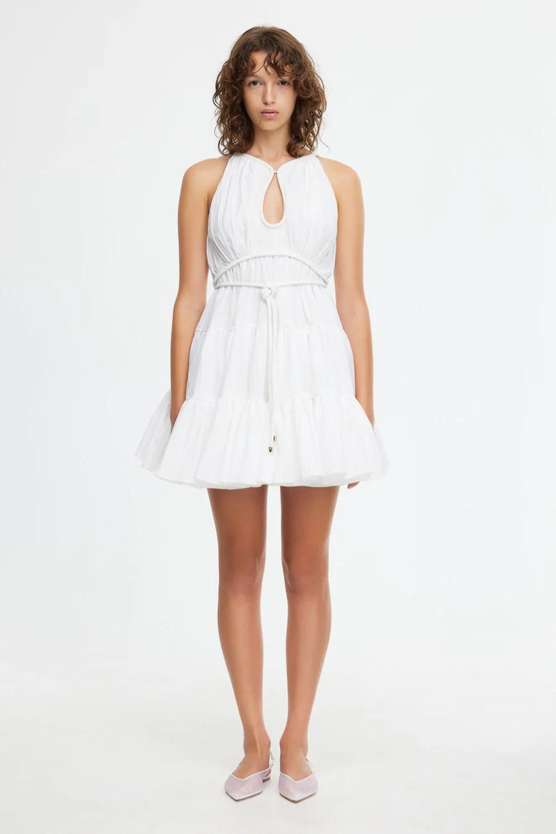 Glastonbury Mini Dress Ivory