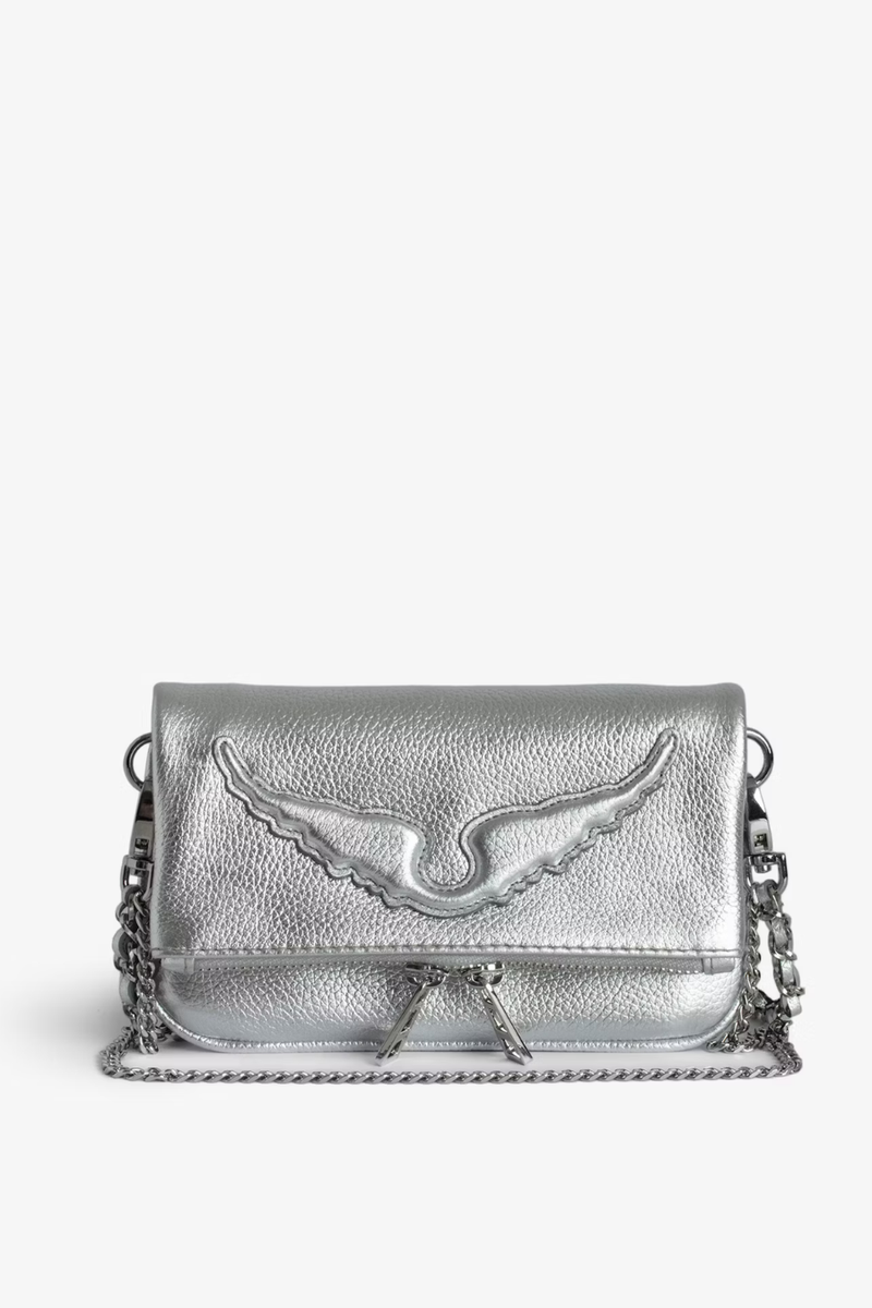 Rock Nano Wings Bag Metallic Grain Silver