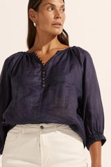 Imbue Top Indigo