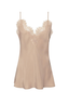 Claire Velvet Cami Nude Crystal
