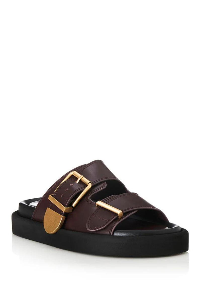 Anais Sandal Burgundy