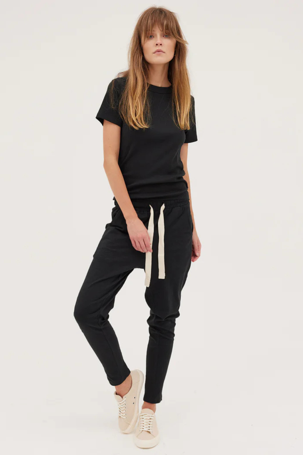 The Jersey Lounge Pant Black