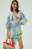 Nadia Mini Shirtdress Multi
