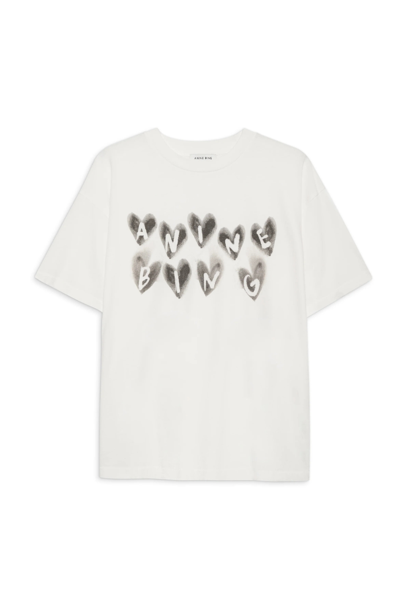 Cade Tee Hearts Ivory