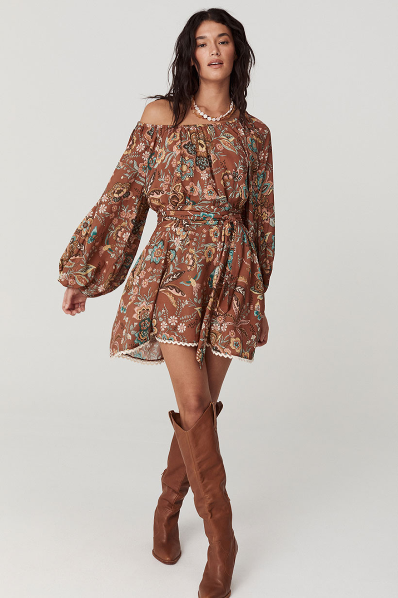 Mojave Lily Tunic Dress Amber