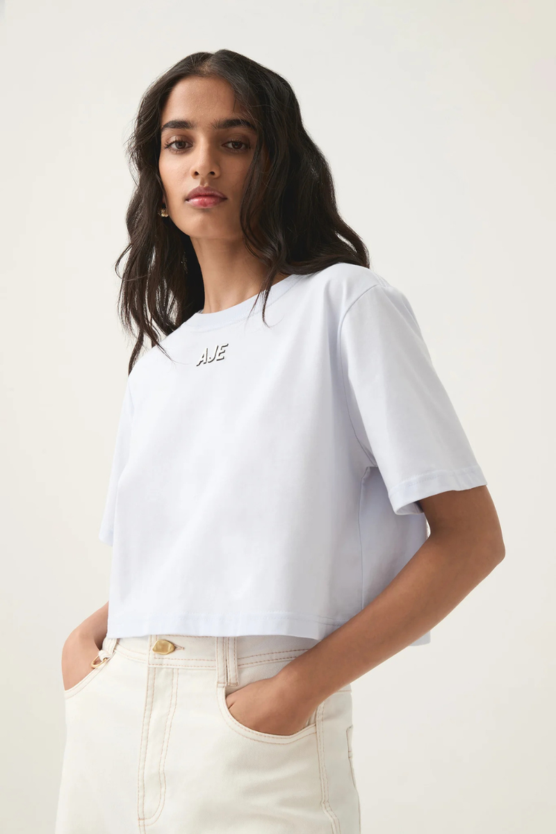 Beam Embroidered Logo Tee  Soft Sky