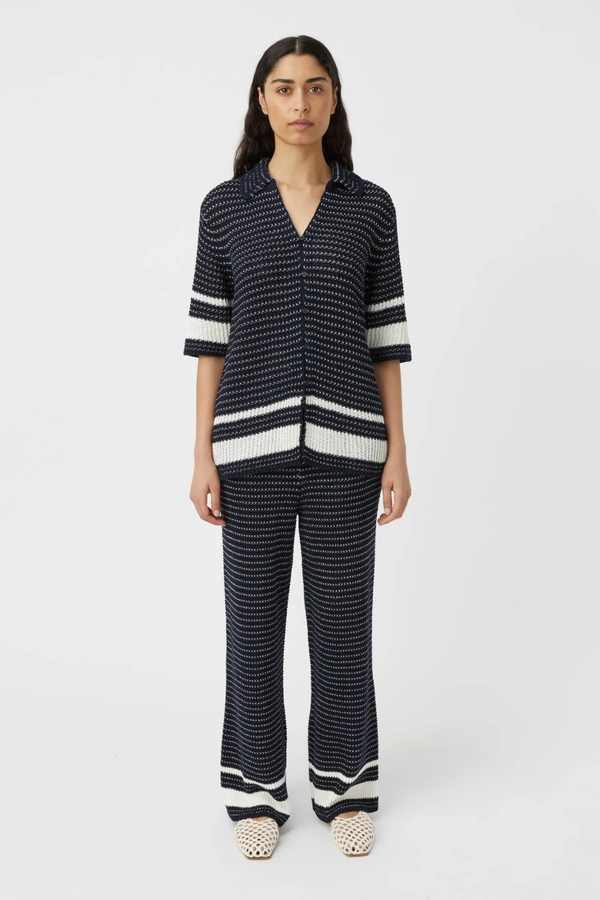 Reef Knit Pant Navy/ Soft White